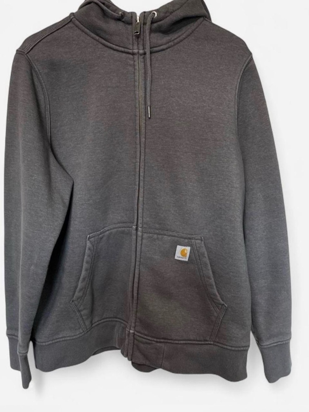 CarharttWomen’s Clarksburg Full-Zip Hooded Sweatshirt in Carbon Heather Size XL